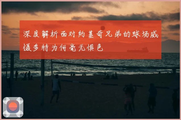 深度解析面对约基奇兄弟的球场威慑多特为何毫无惧色